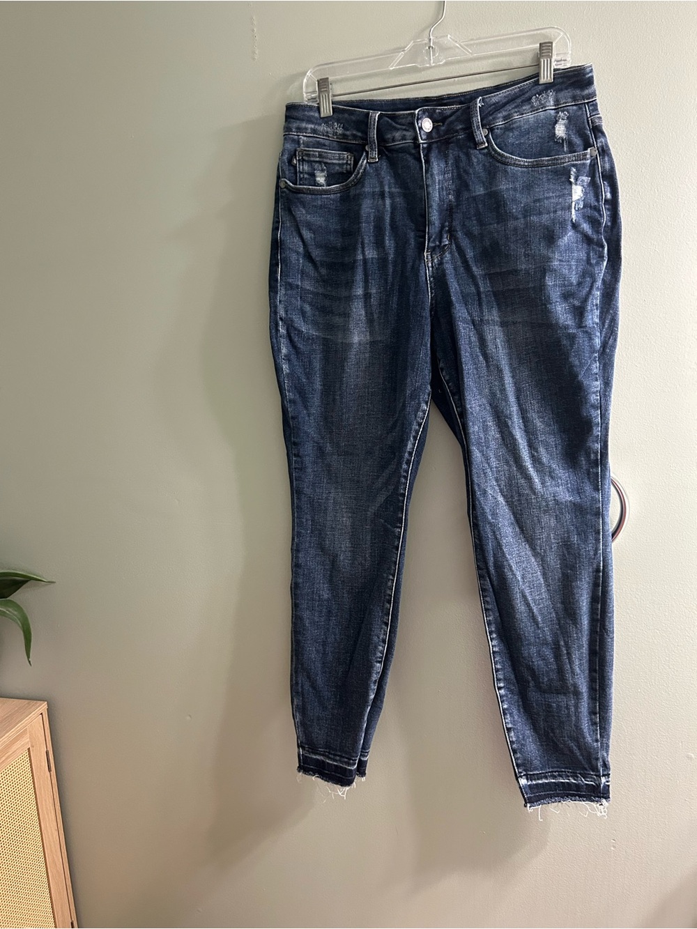 Judy blue skinny fit stretch jeans high rise dark wash